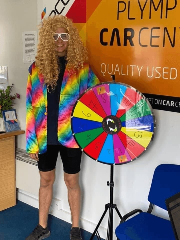 wheel of fortune competition plympton car centre plymouth